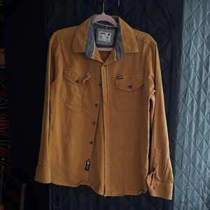 Jetty Mustard Button Down Shirt